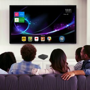 WeC-TV 4K MEDIA STREAMER Android 10 TV Box DUAL WIFI-BT Voice Remote